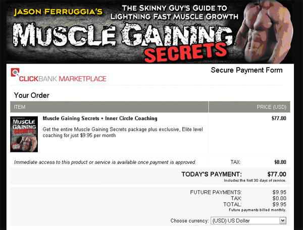 Clickbank Order
